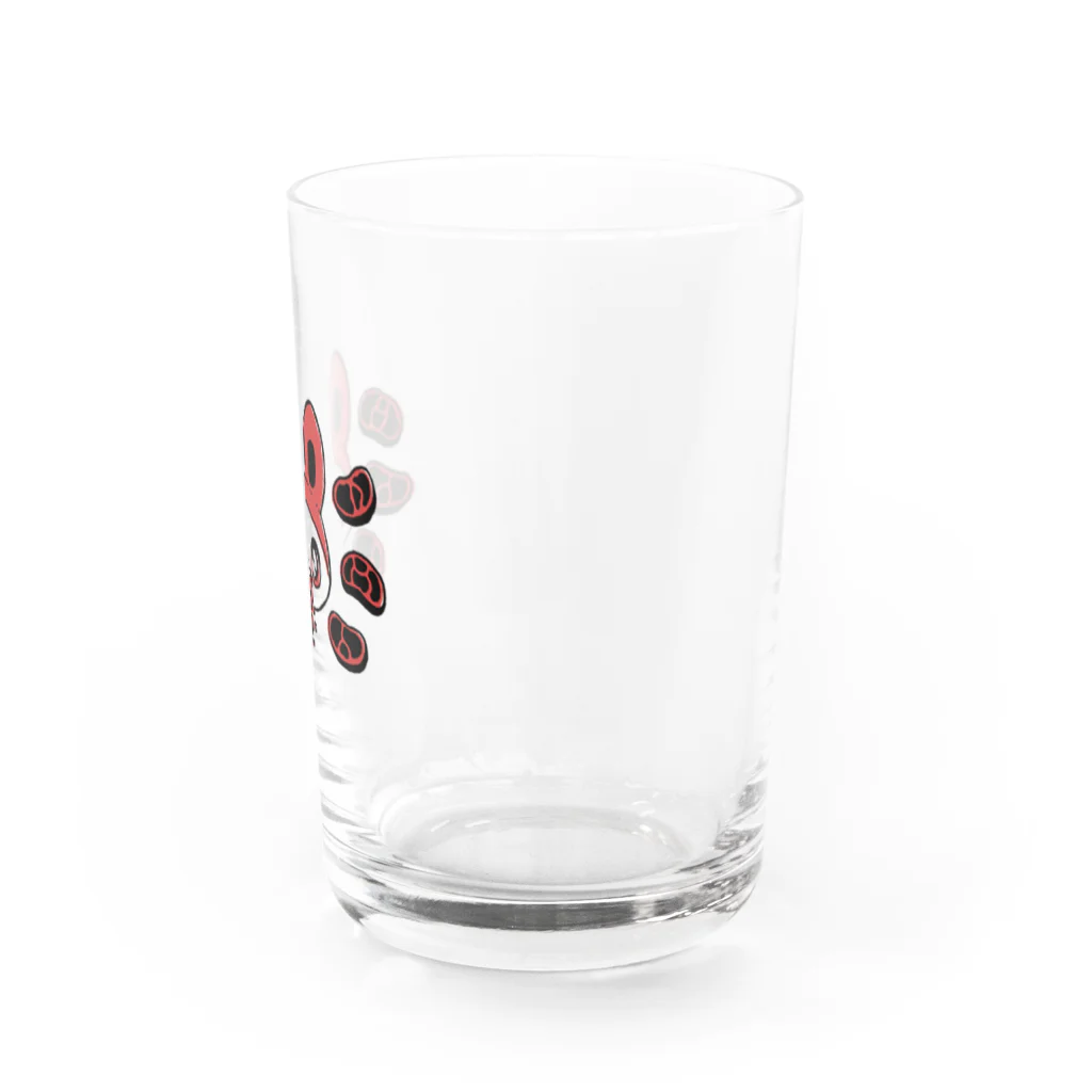 cmd+Qの食中毒ウサちゃん Water Glass :right