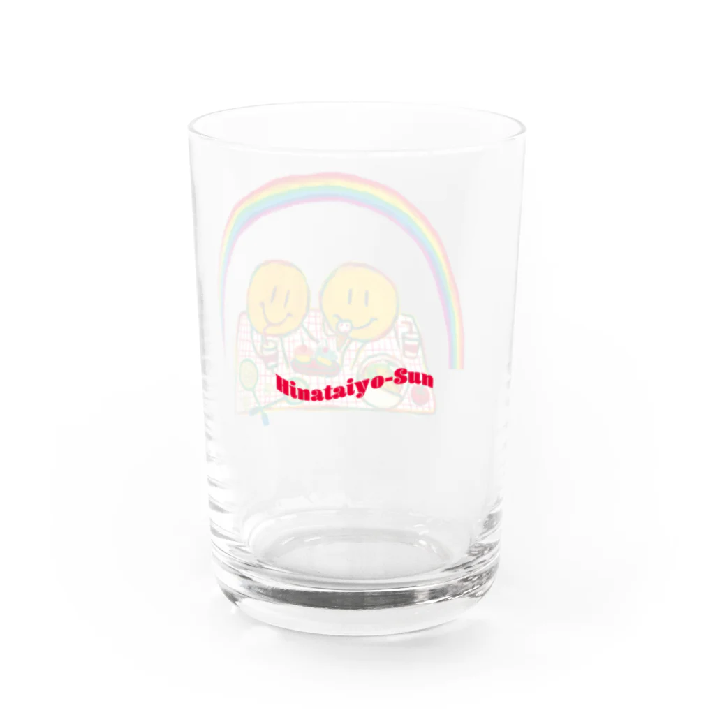 ひなたいようさんのRainbow Picnic Water Glass :right