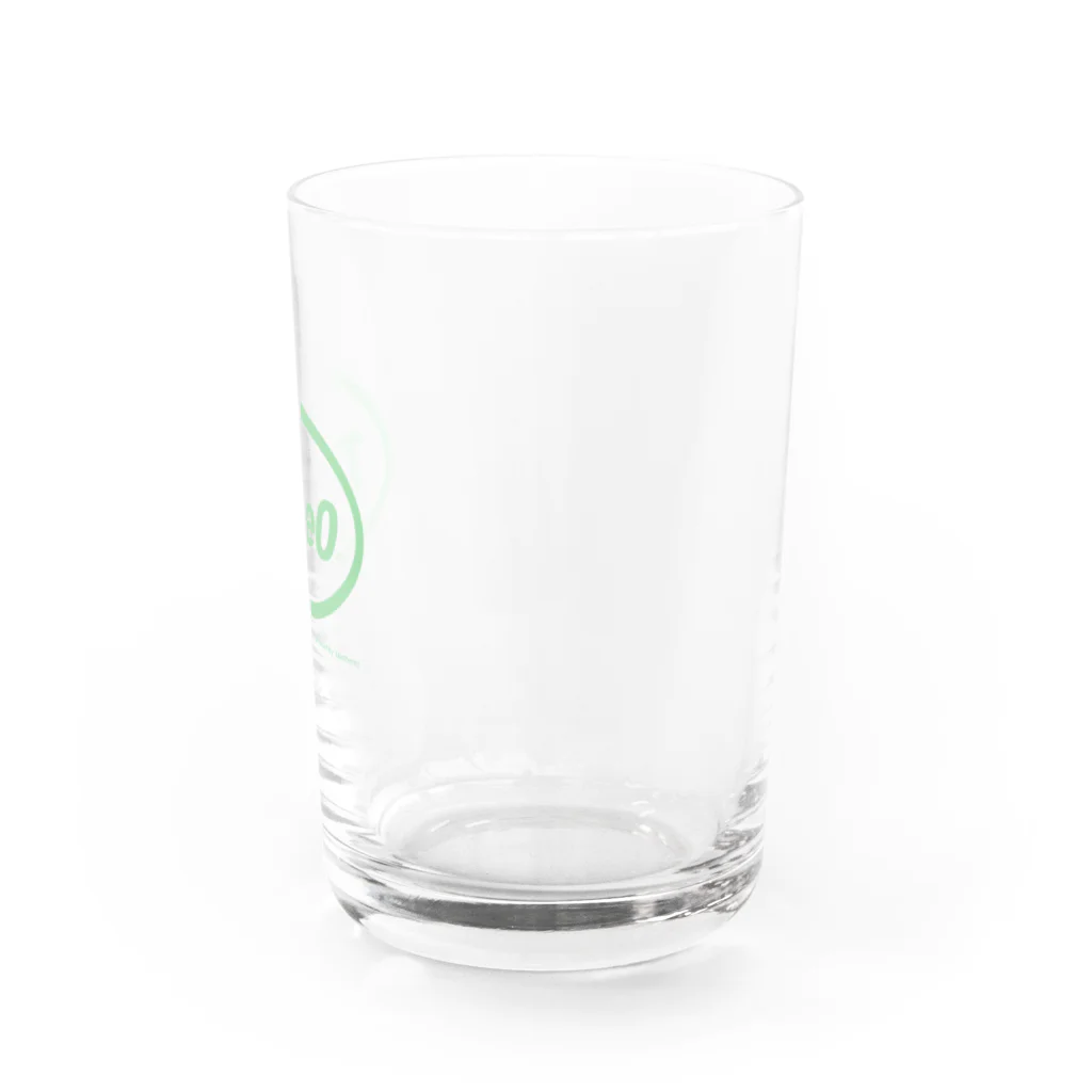 'Lbethereのgrロゴ Water Glass :right