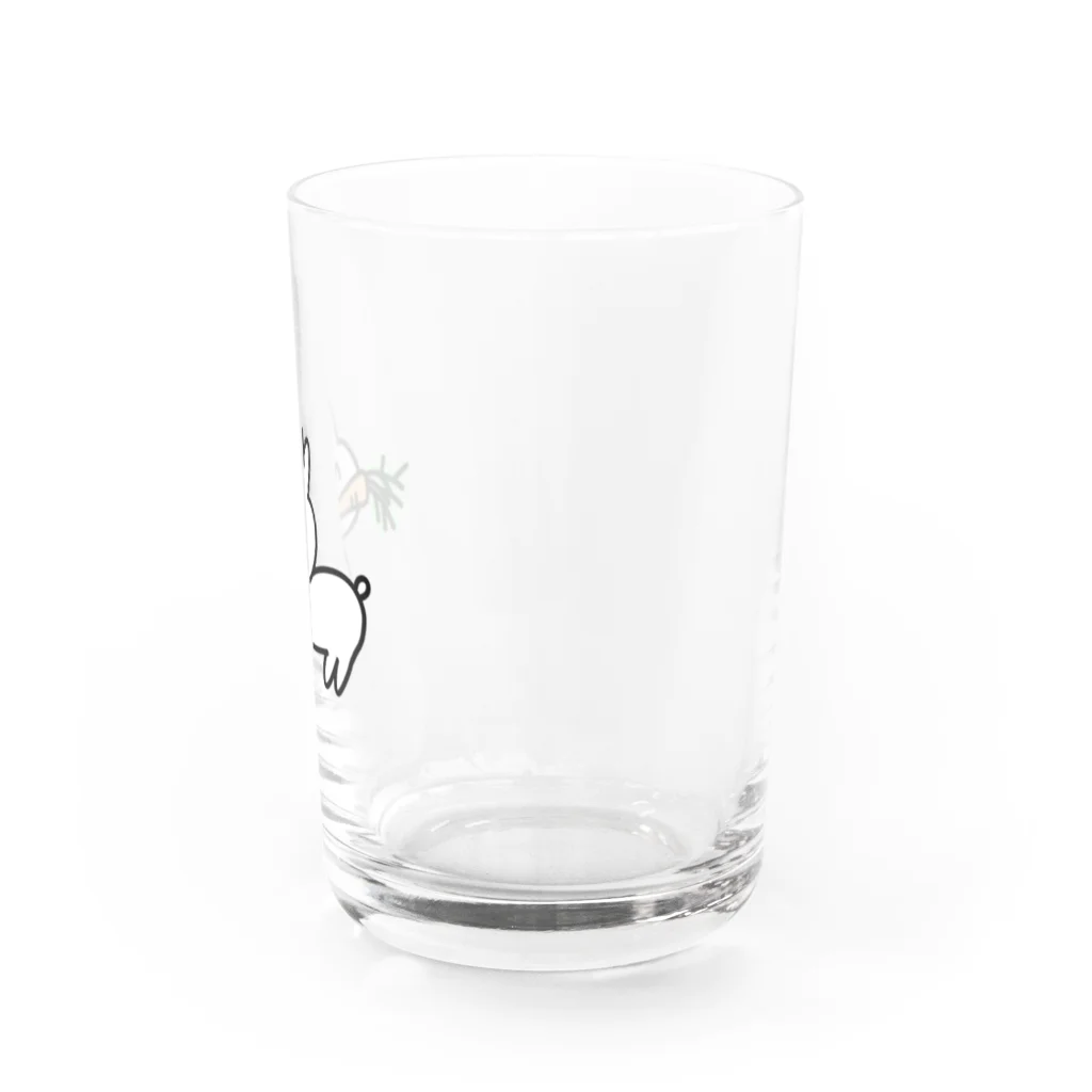 ひらがながすきのごはんが おいしい うさぎ Water Glass :right