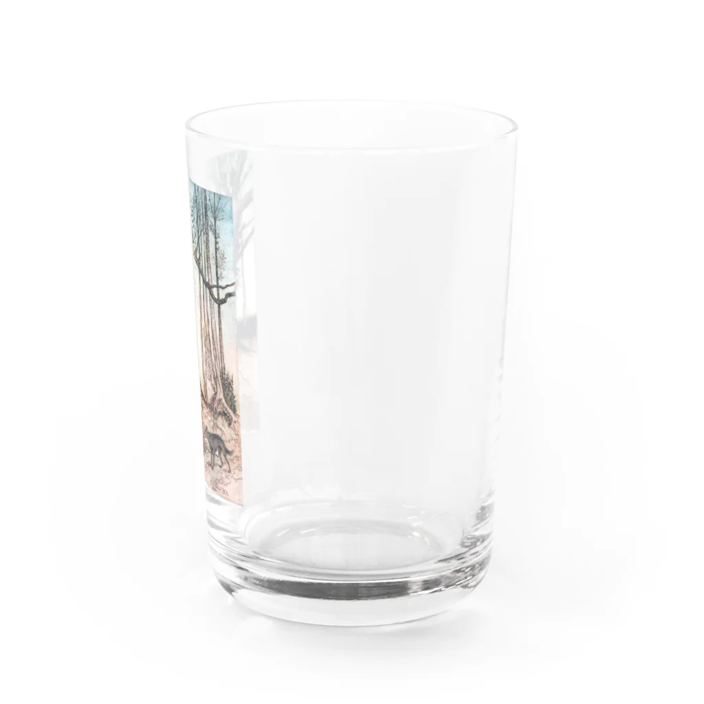 Nursery Rhymes  【アンティークデザインショップ】の赤ずきんの居る風景 Water Glass :right