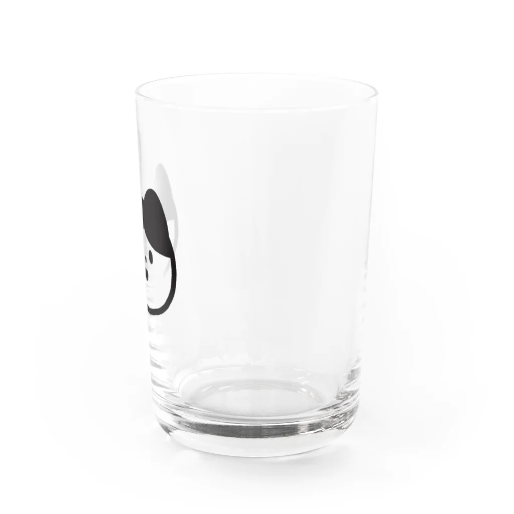 nekomimiのneko face (まえがみねこ) Water Glass :right