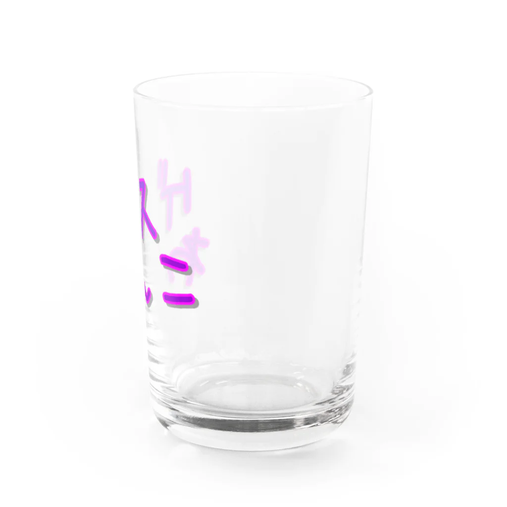 ゲスわんshopのロゴグラス Water Glass :right