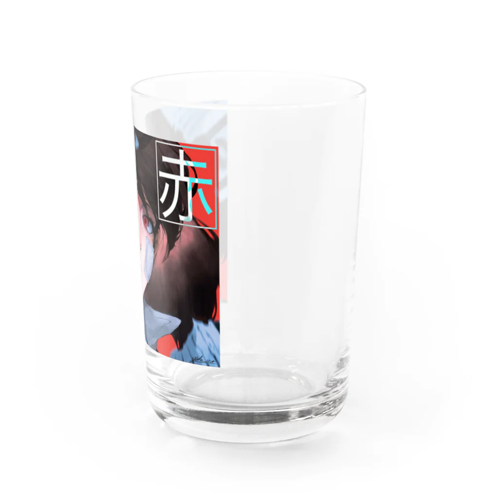 Yuko M.の赤少女 Water Glass :right