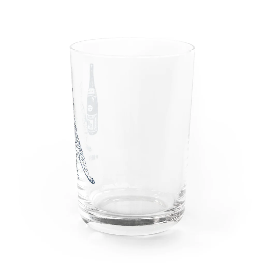 キジトラ招福堂の猫も唸るしみじみ飲みたいコップ酒専用 Water Glass :right
