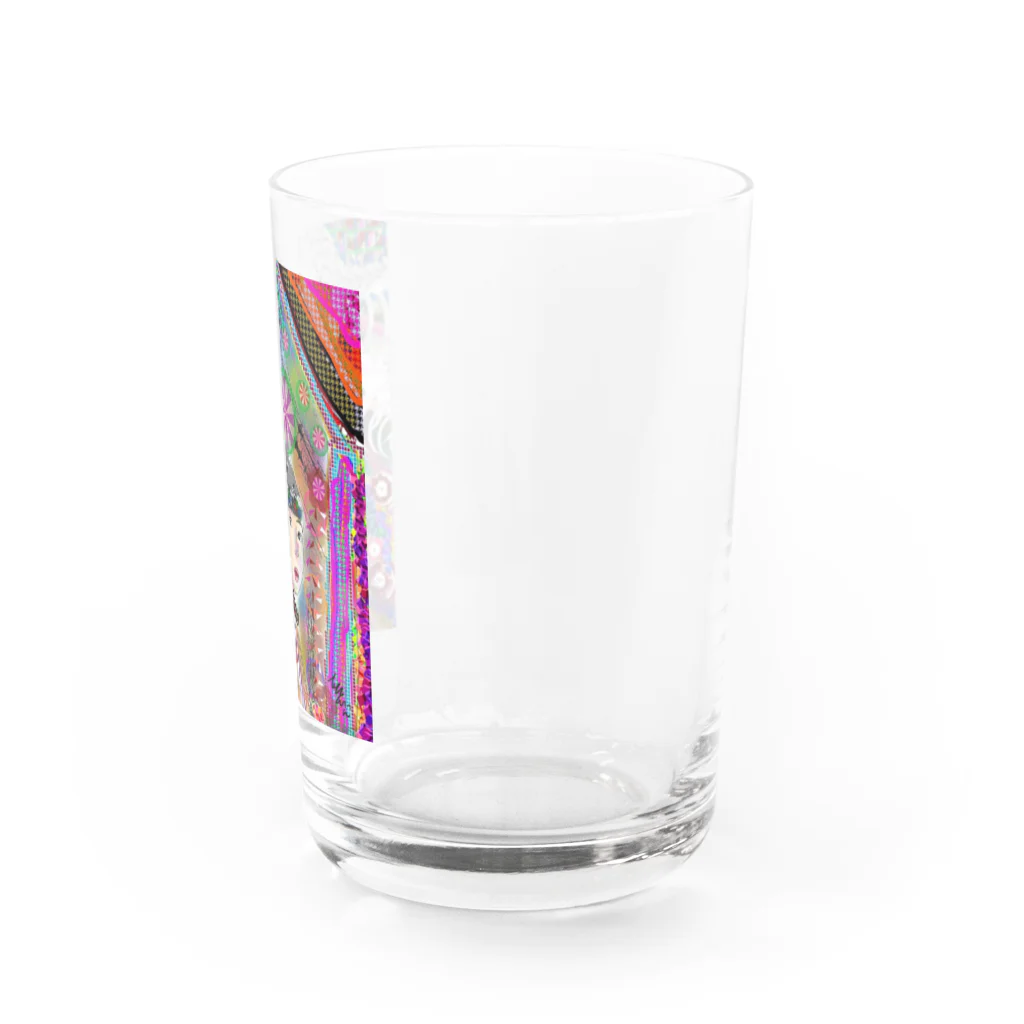 タパイ屋の【己】テムナムてんこ画伯【宇宙】 Water Glass :right