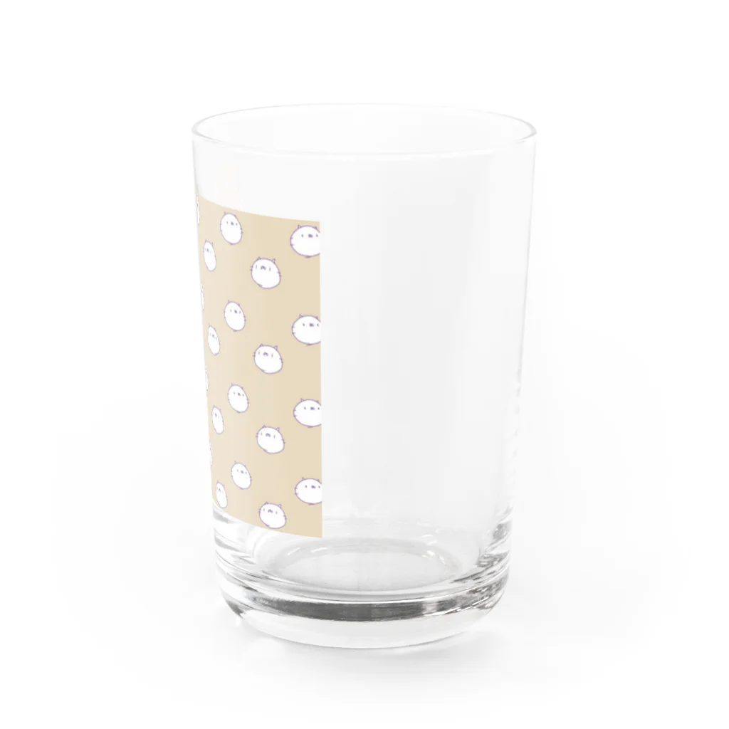 GROWING+design SUZURI店のゆるねこ漫画 Water Glass :right