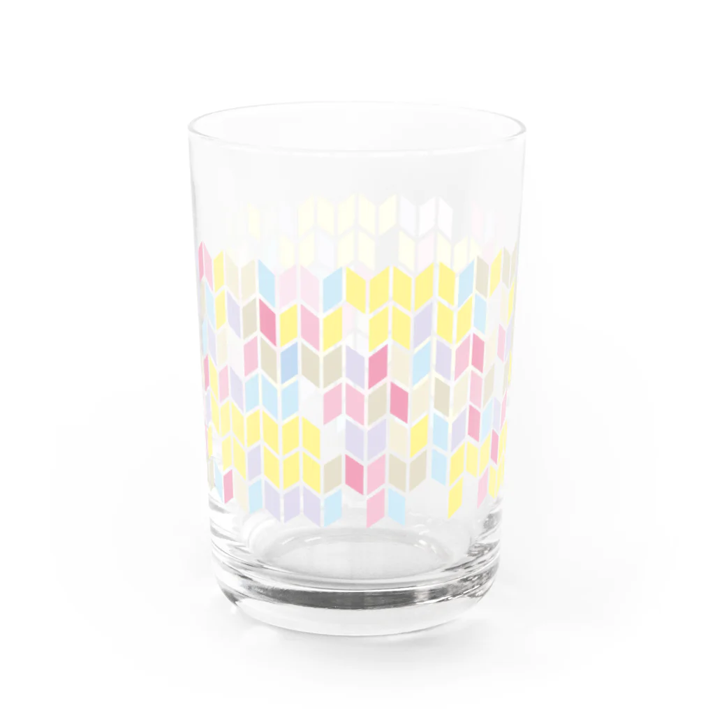 ito_picのyagasuri pink Water Glass :right