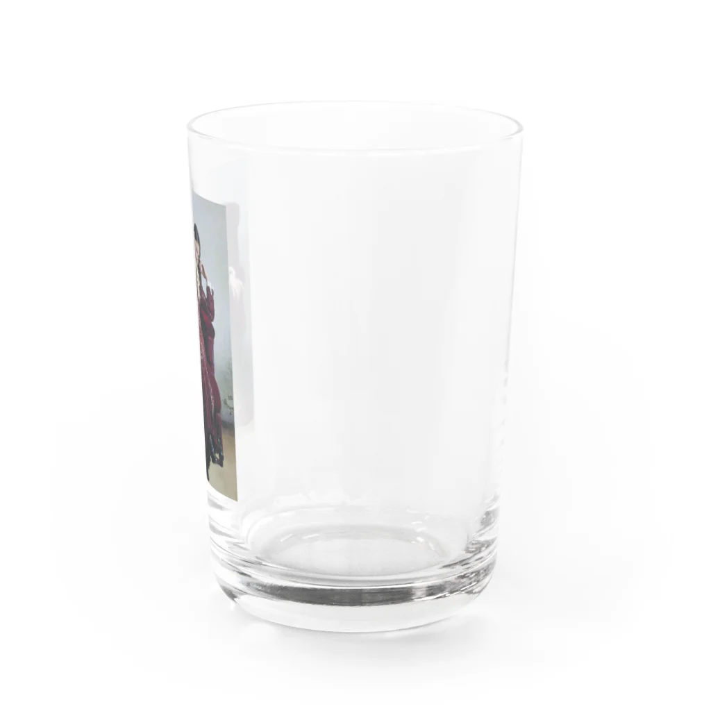 ズシ店のねむねむ娘　西洋画 Water Glass :right