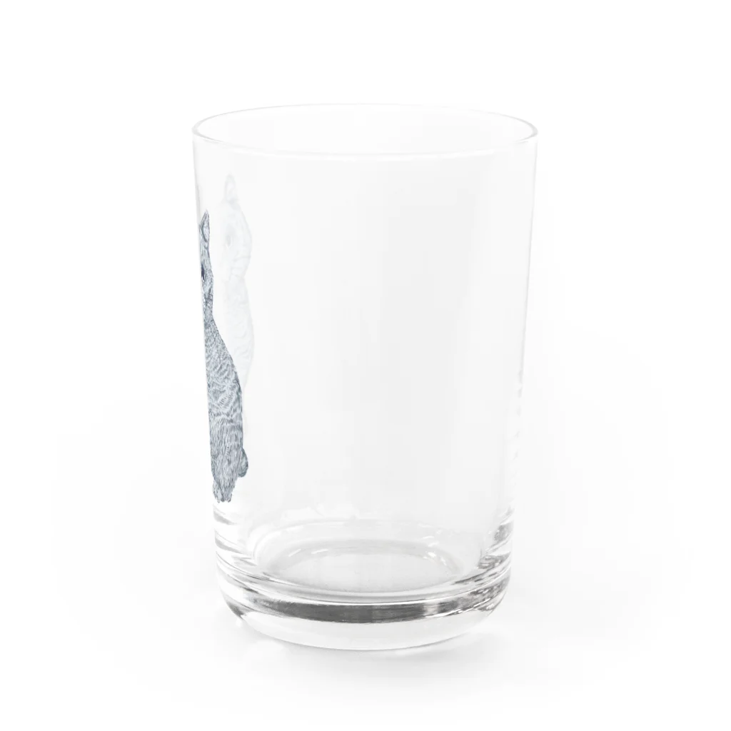 筆ペンどうぶつの猫さん Water Glass :right