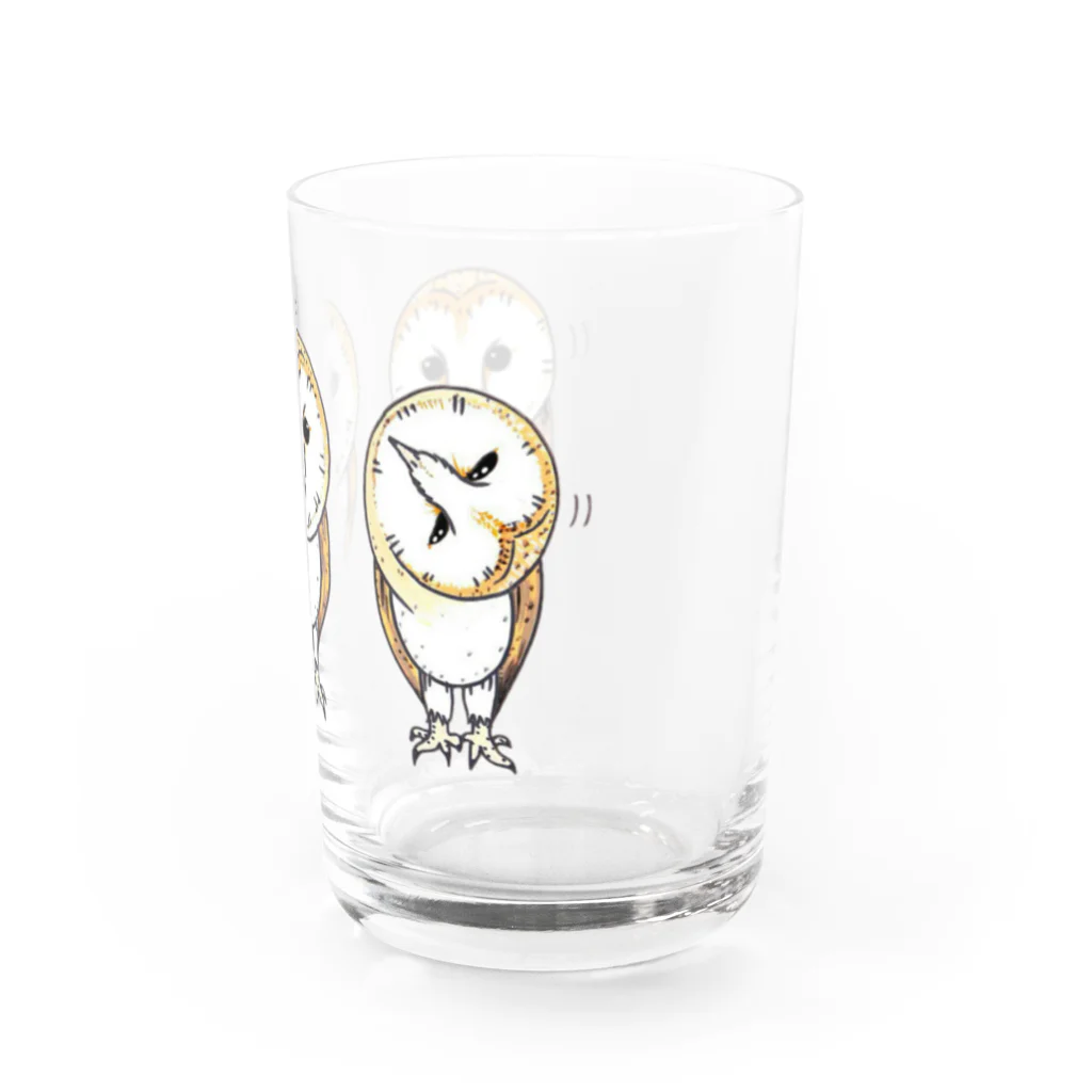 Leee_sanのメンフクロウトリオ Water Glass :right