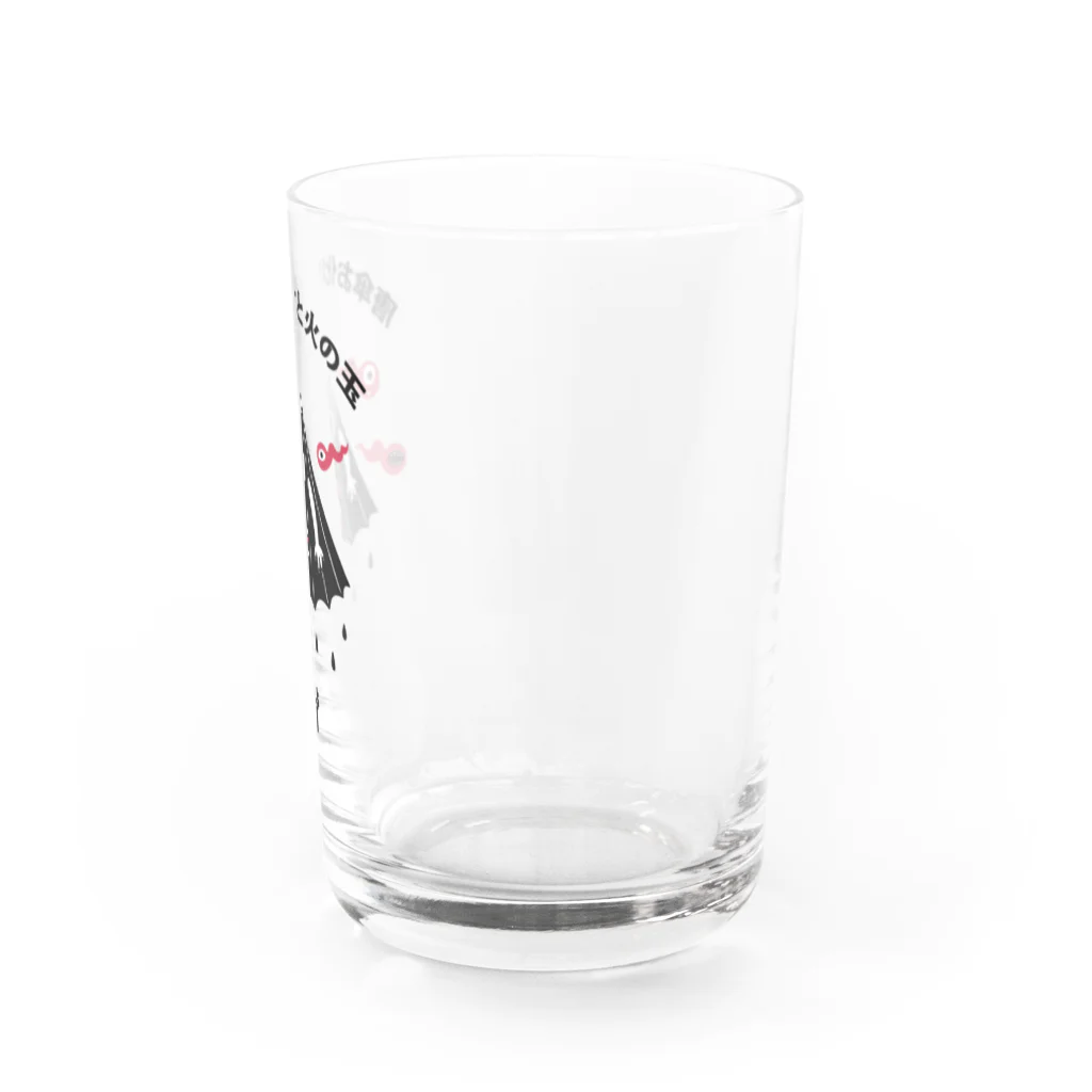 リュウラクドウの唐傘お化けと火の玉 Water Glass :right