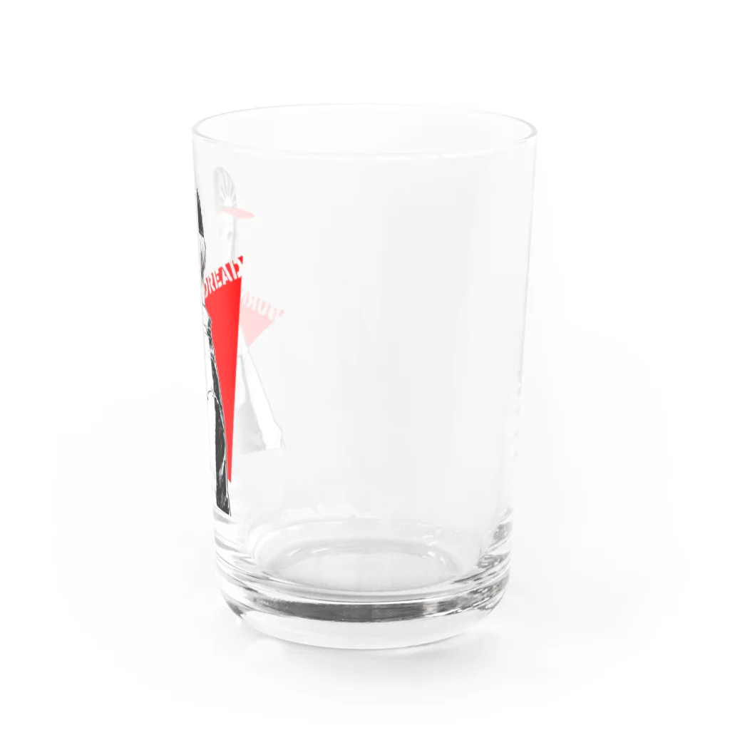 Minoruのキャップを被った女の子 Water Glass :right