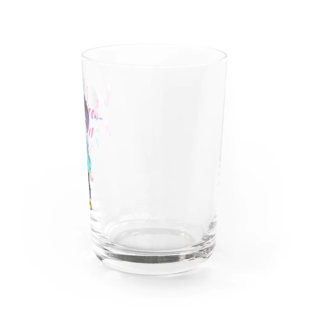 ROBOのLet’s drink milk! Water Glass :right