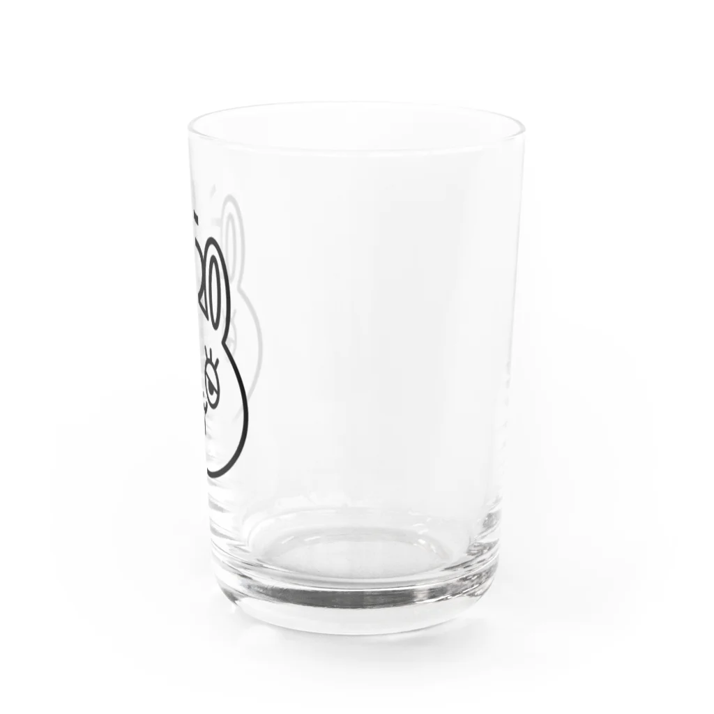 くぱん氏のうさぎのう Water Glass :right