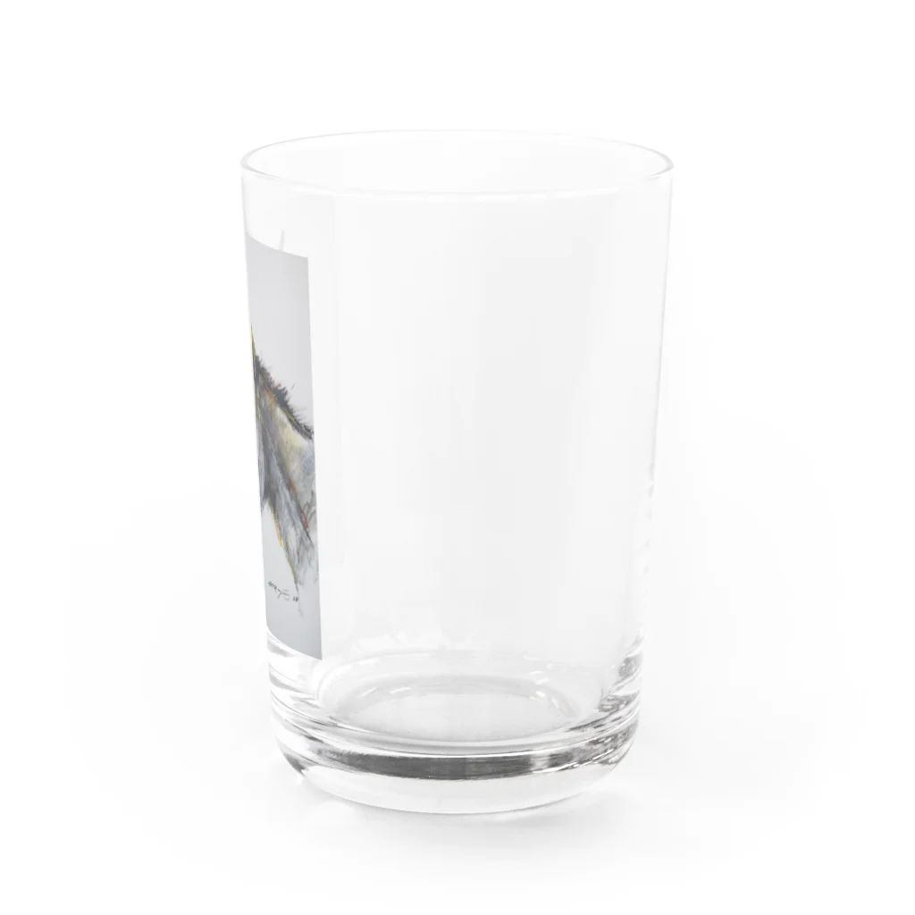 永久凍土の国の白夜のまるでウサギ！ Water Glass :right