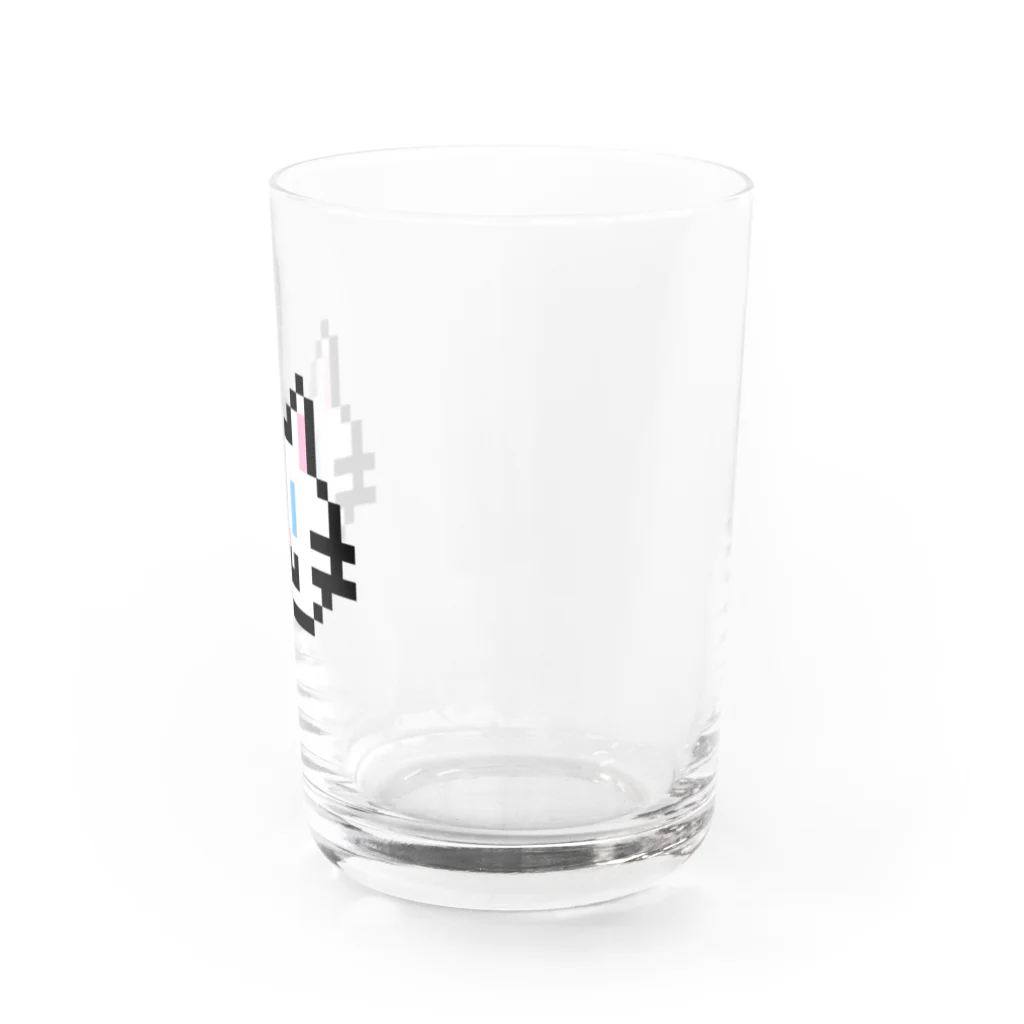 森 ピクセルのDOT WHITE CAT(グラス) Water Glass :right