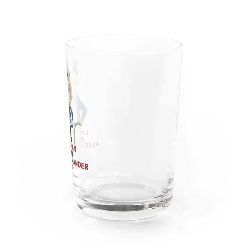 Lynx Highland shopのりんくすちゃん艦隊司令A Water Glass :right