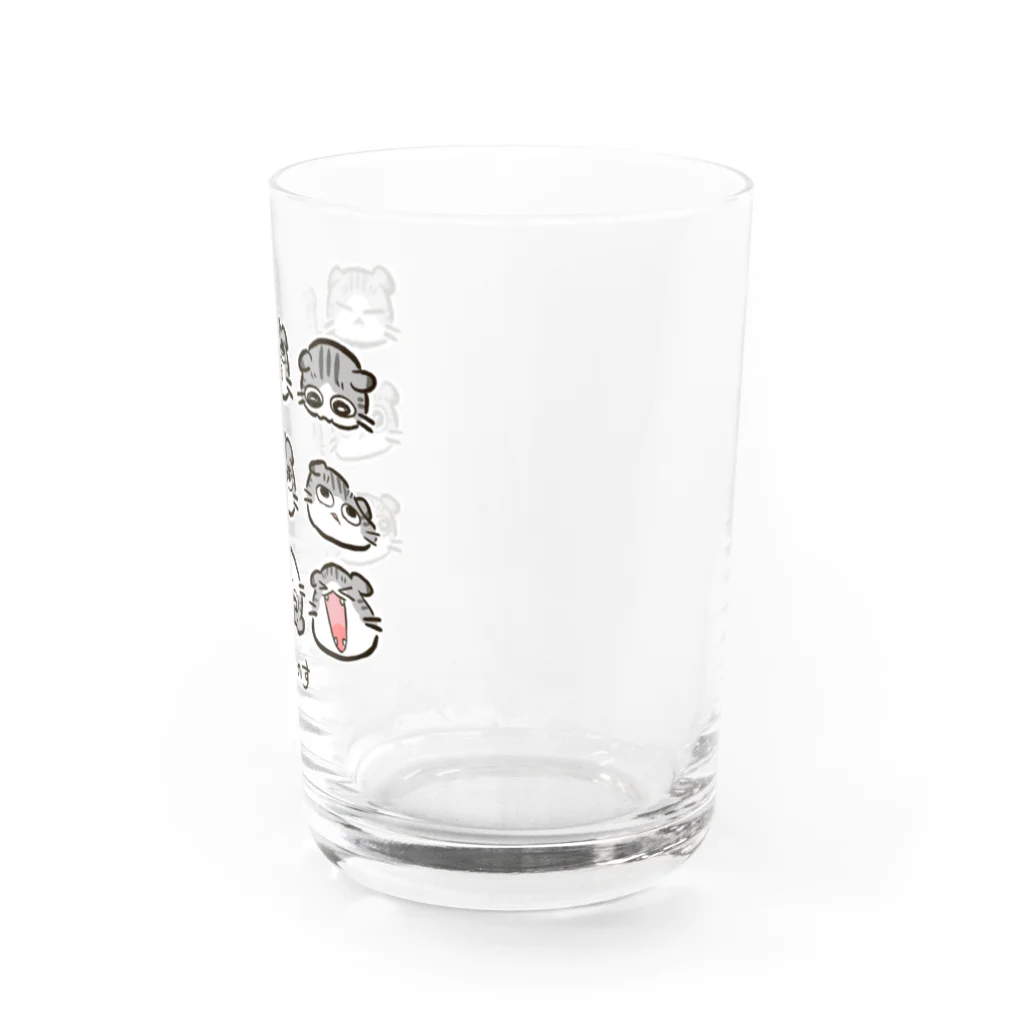 ちゃねこ商店のぴあちんグラス Water Glass :right