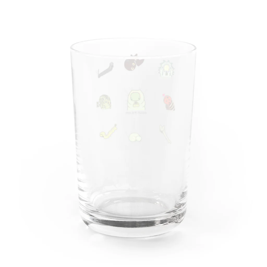 芋活.comのいもむし・けむし Water Glass :right