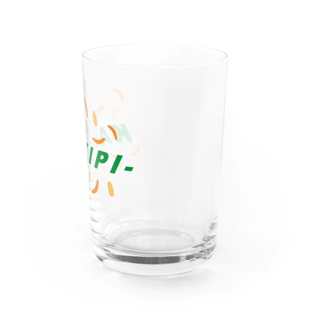 うさぎちゃんアイランドのKAKIPI-ロゴ 緑 グラス右面
