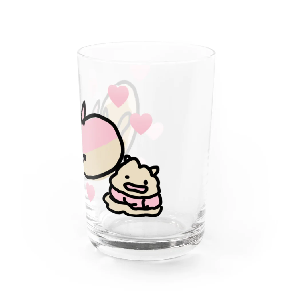 ダイナマイト87ねこ大商会のホワイトデー Water Glass :right