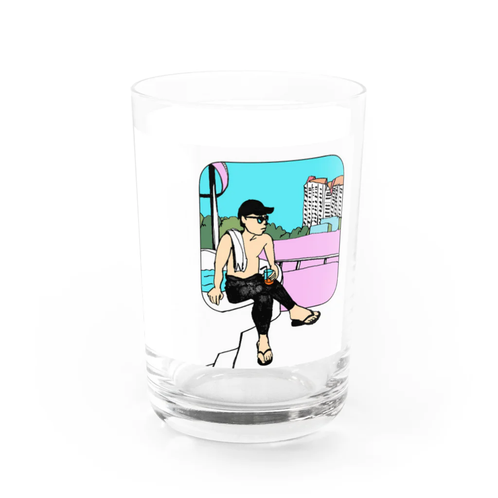 ◆ZUEの🏊‍♀️POOL SIDE🏊‍♀️ Water Glass :right