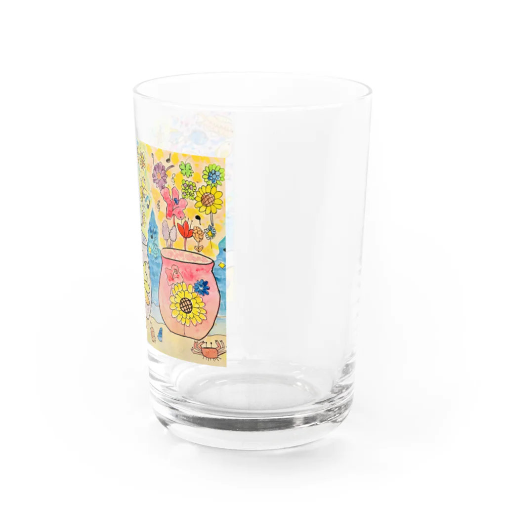 レモンと金太の壺から綺麗な煙が上がって Water Glass :right