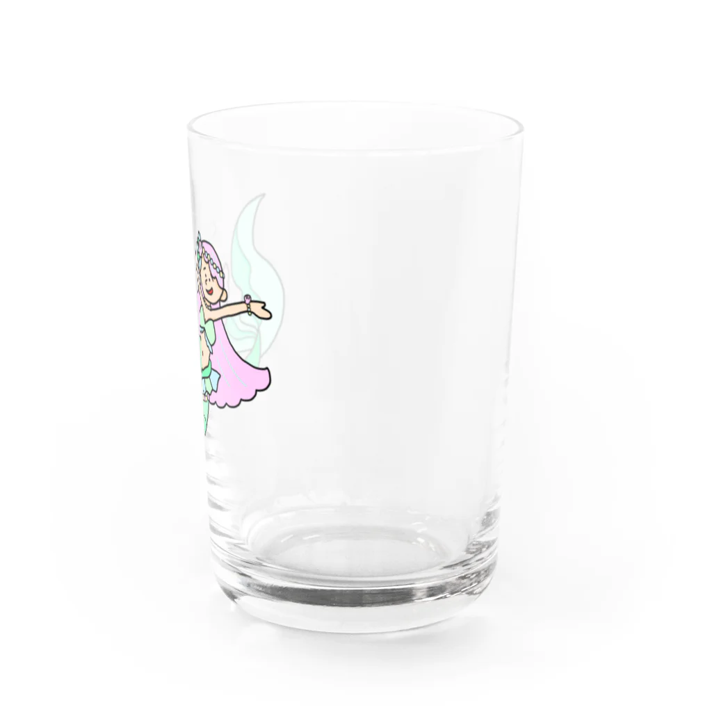 ばびゅんまるのマーメイドお嬢ちゃん Water Glass :right