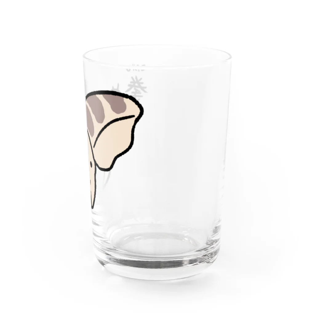 まいにちめんだこのお店のこぶしめ Water Glass :right