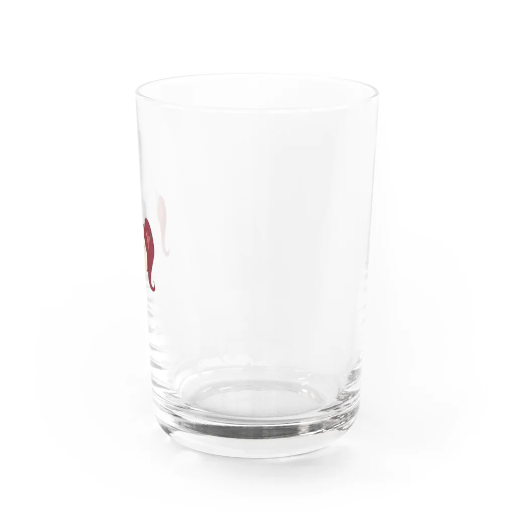 本日も晴天なりの紅鐘 Water Glass :right