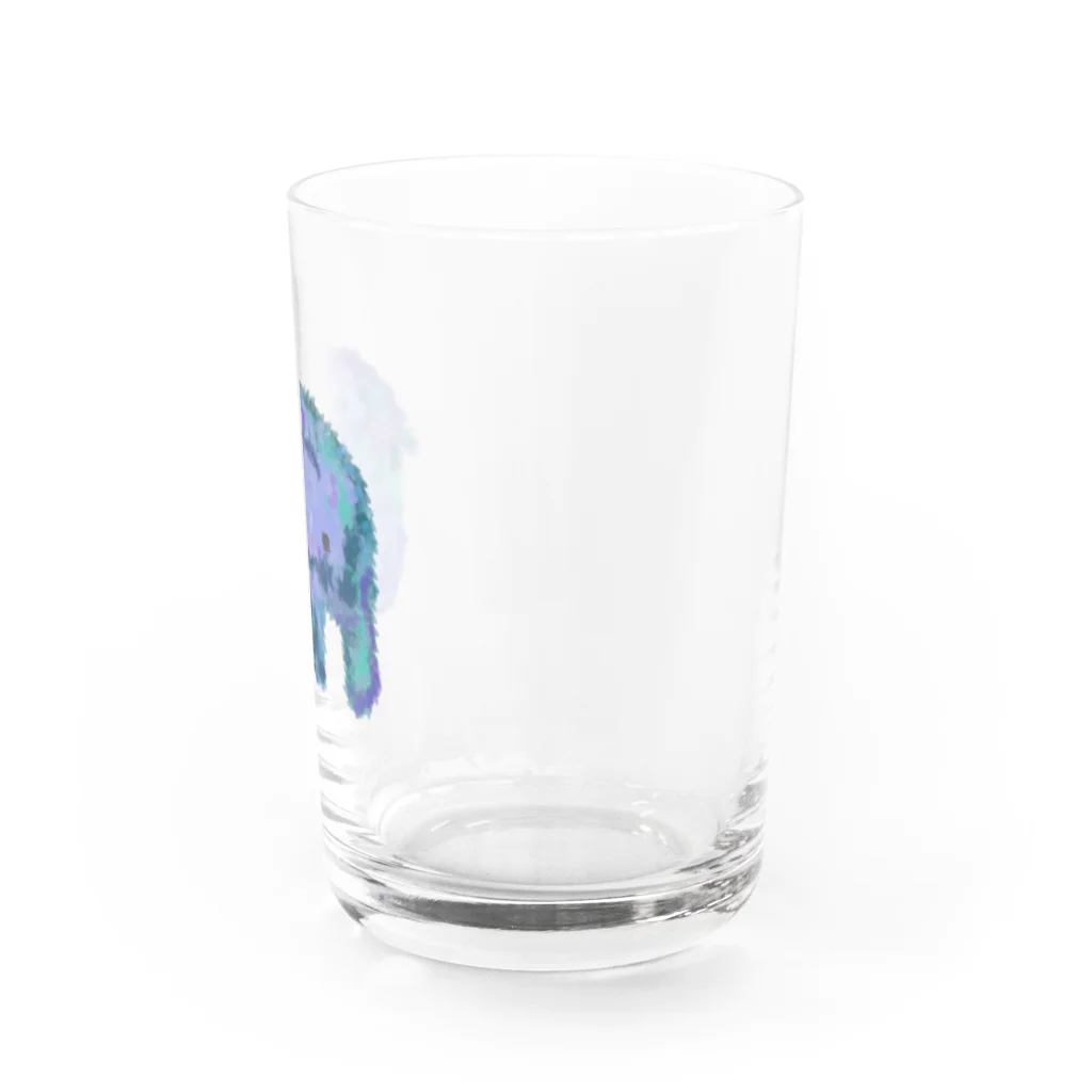 だぎちゃん| クスッとゆるイラストの絵本の中のぞうさん Water Glass :right