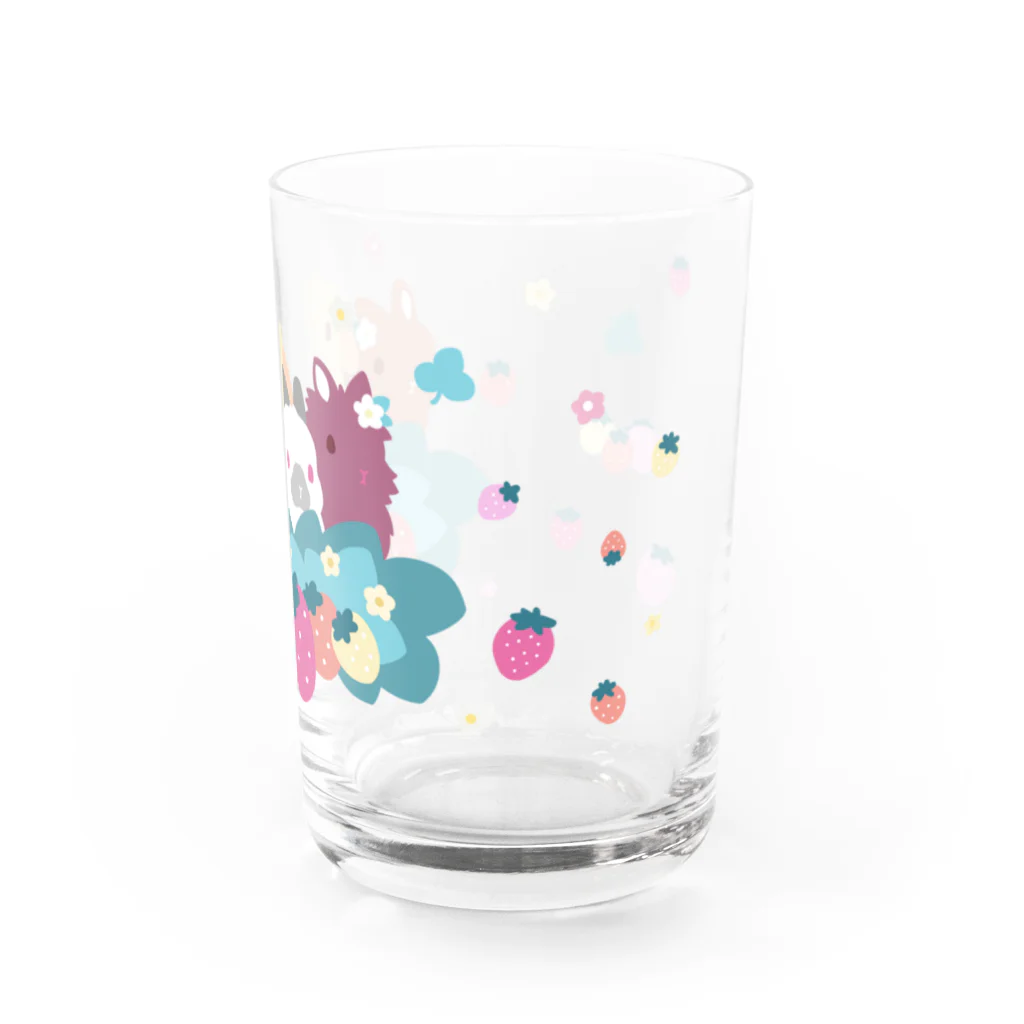 大賀一五の店のイチゴたべ隊 Water Glass :right