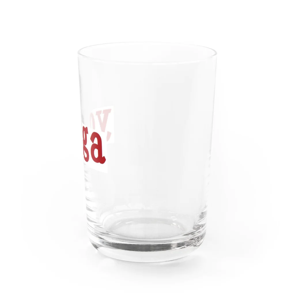 アメリカンベース のヨガ Water Glass :right