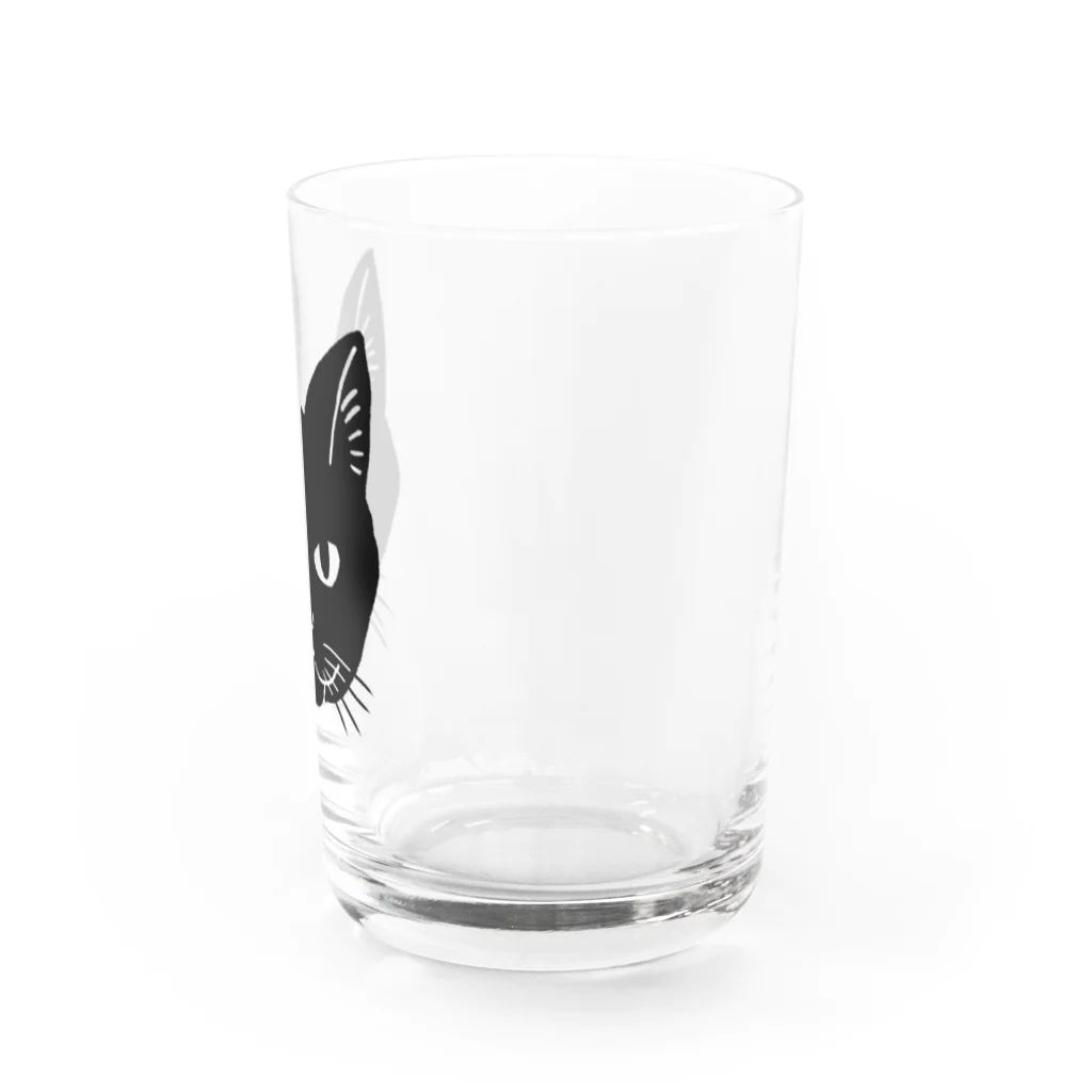 渡邊野乃香のお店の黒猫ジジ Water Glass :right