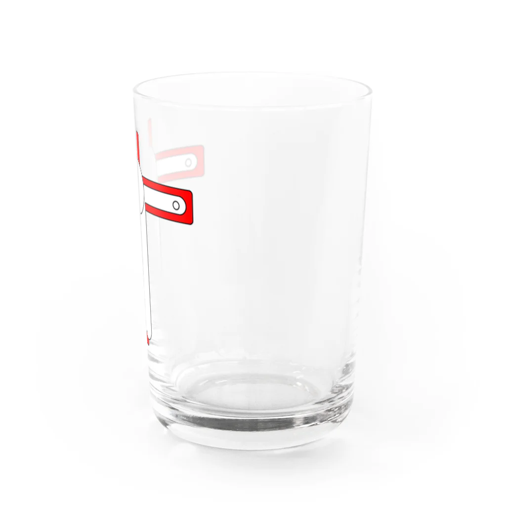 しる猫☆ミ雑貨店の磔（はりつけ） Water Glass :right