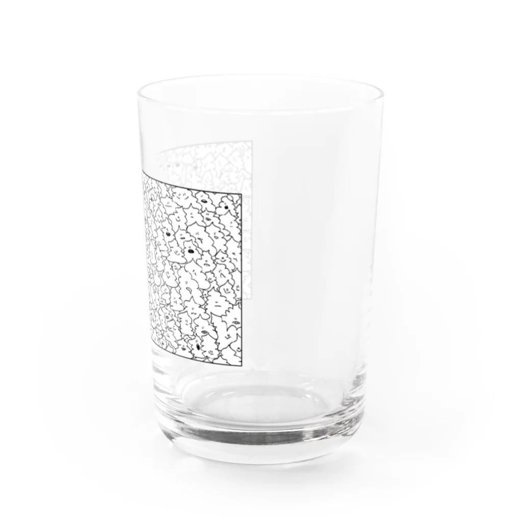 ふかづめのうさぎまみれ Water Glass :right