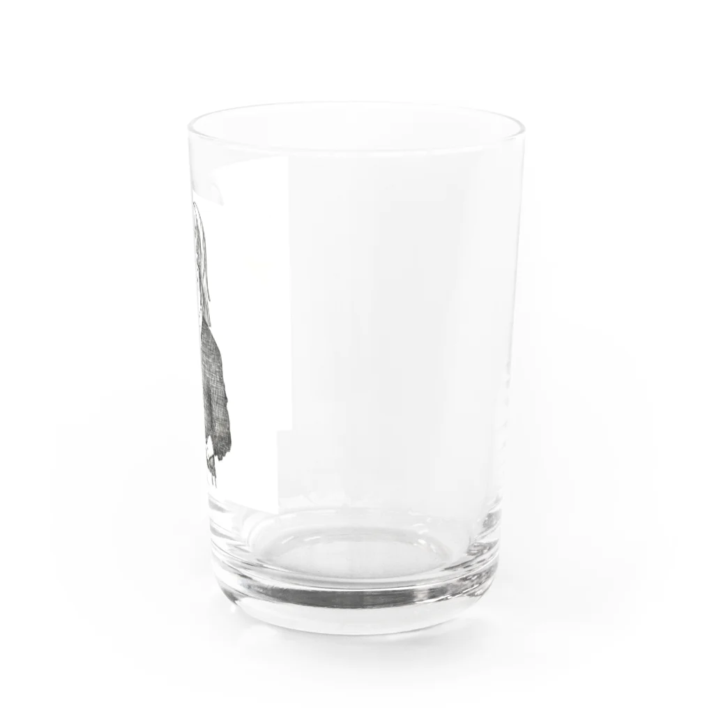 shikazu fashionの可愛いペン画イラスト Water Glass :right