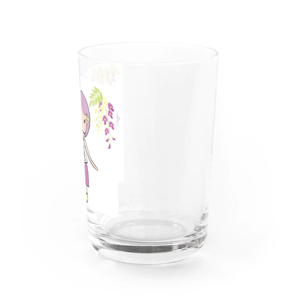 桃華の藤の妖精さん Water Glass :right