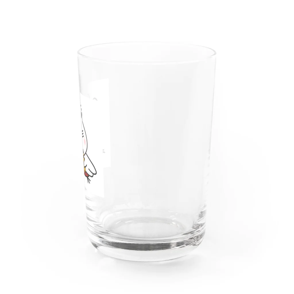 ひろねこ号＠LINEスタンプ販売中のウサボー Water Glass :right