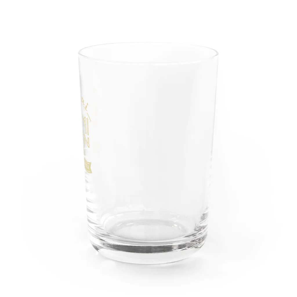 あんかけワークスのうまい飲みもんが入っとる　イエロー Water Glass :right