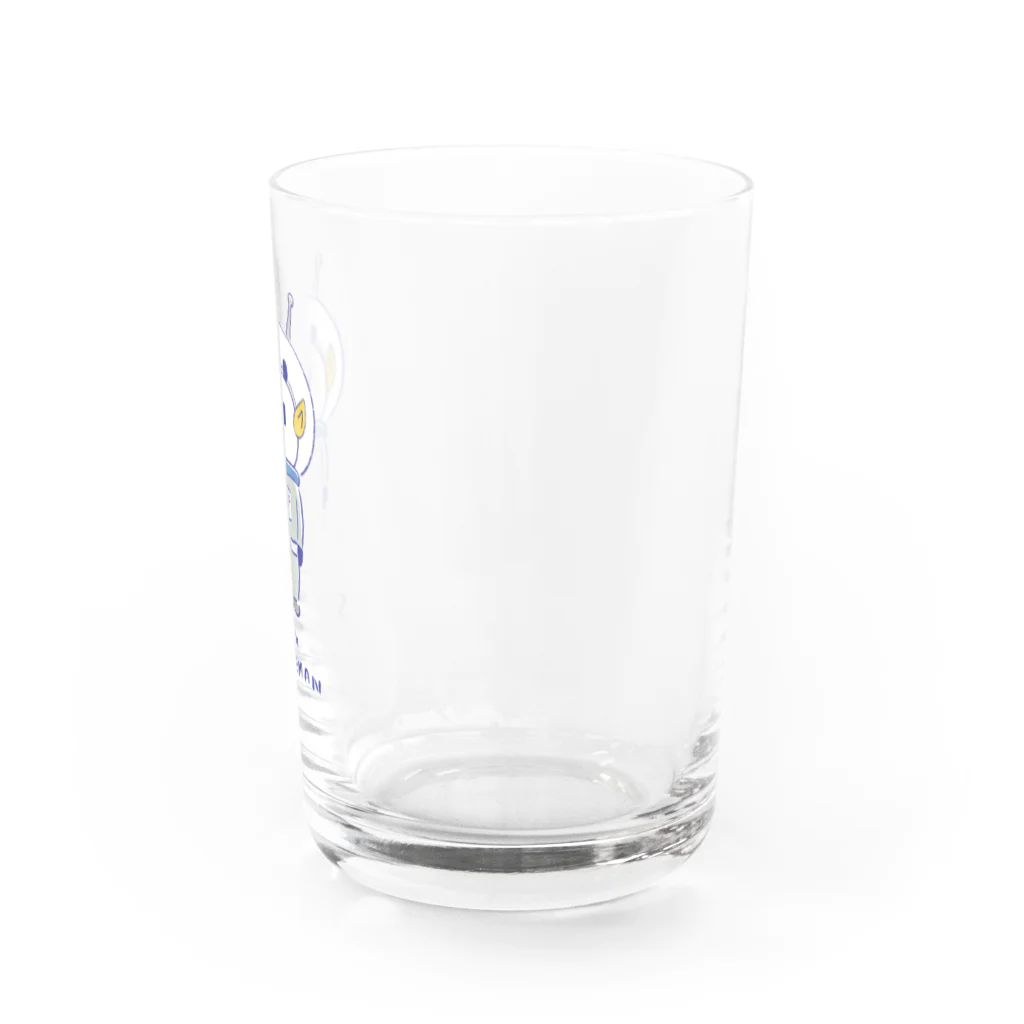 パパンがパンダ！【公式】のゆめはうちゅうひこうし Water Glass :right