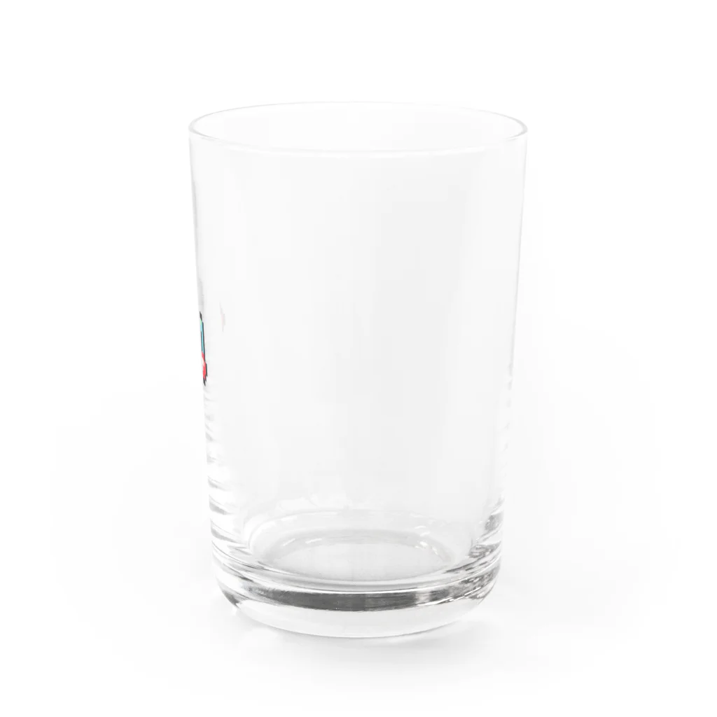 ごめんなさいのドット絵　さくらんぼ Water Glass :right