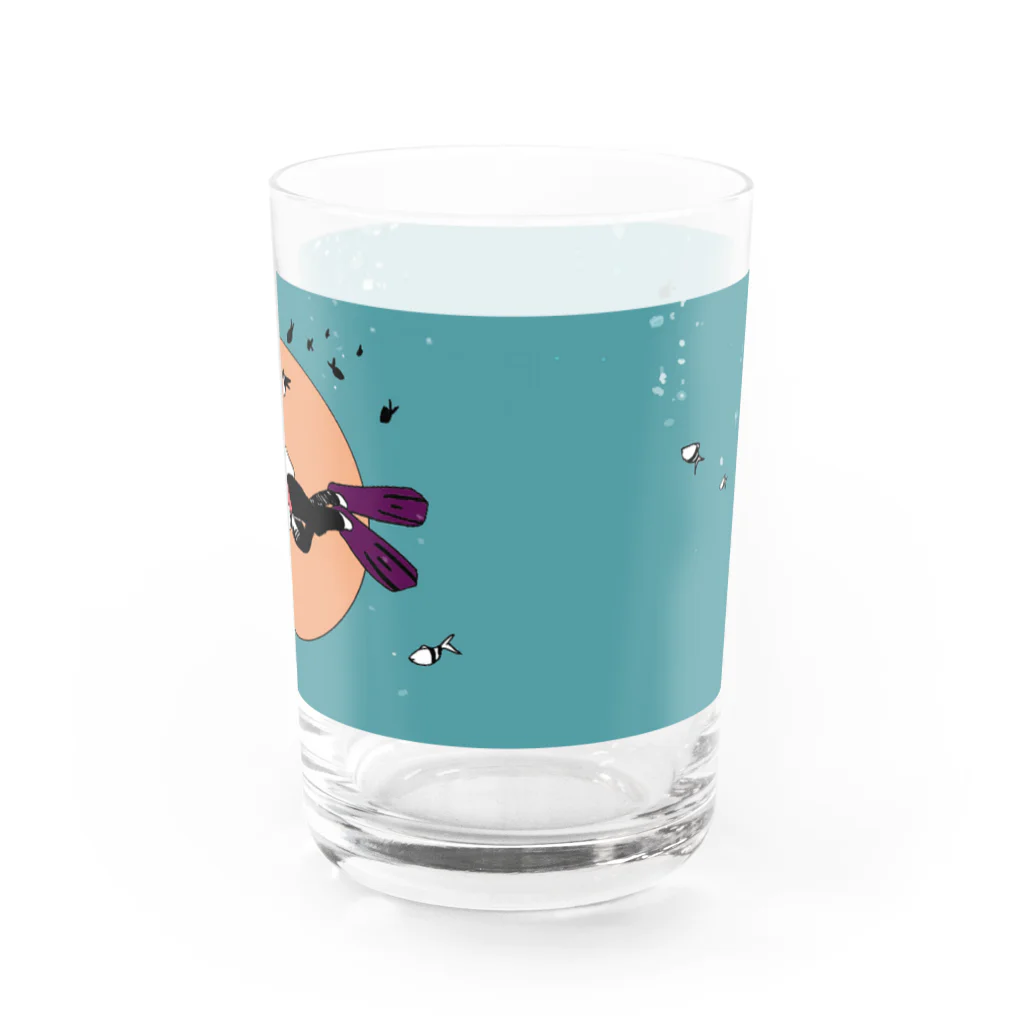 ◆ZUEの🐠Diving🐡 Water Glass :right