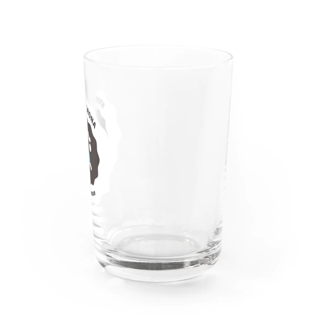 コロナマーク / corona-markのコロナマーク / runny nose Water Glass :right