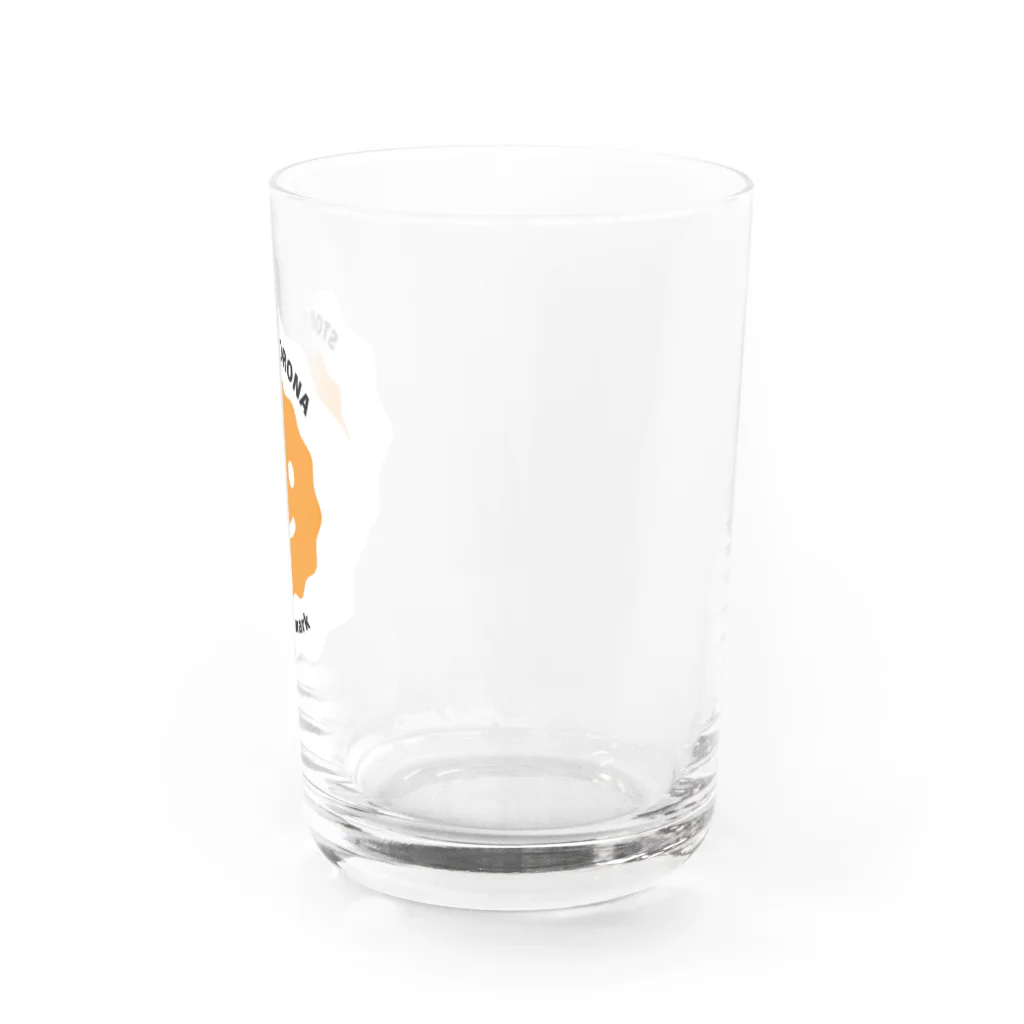 コロナマーク / corona-markのコロナマーク / stop corona smile Water Glass :right