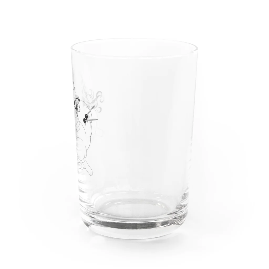 ガーリンガールのもこ刺しガール Water Glass :right