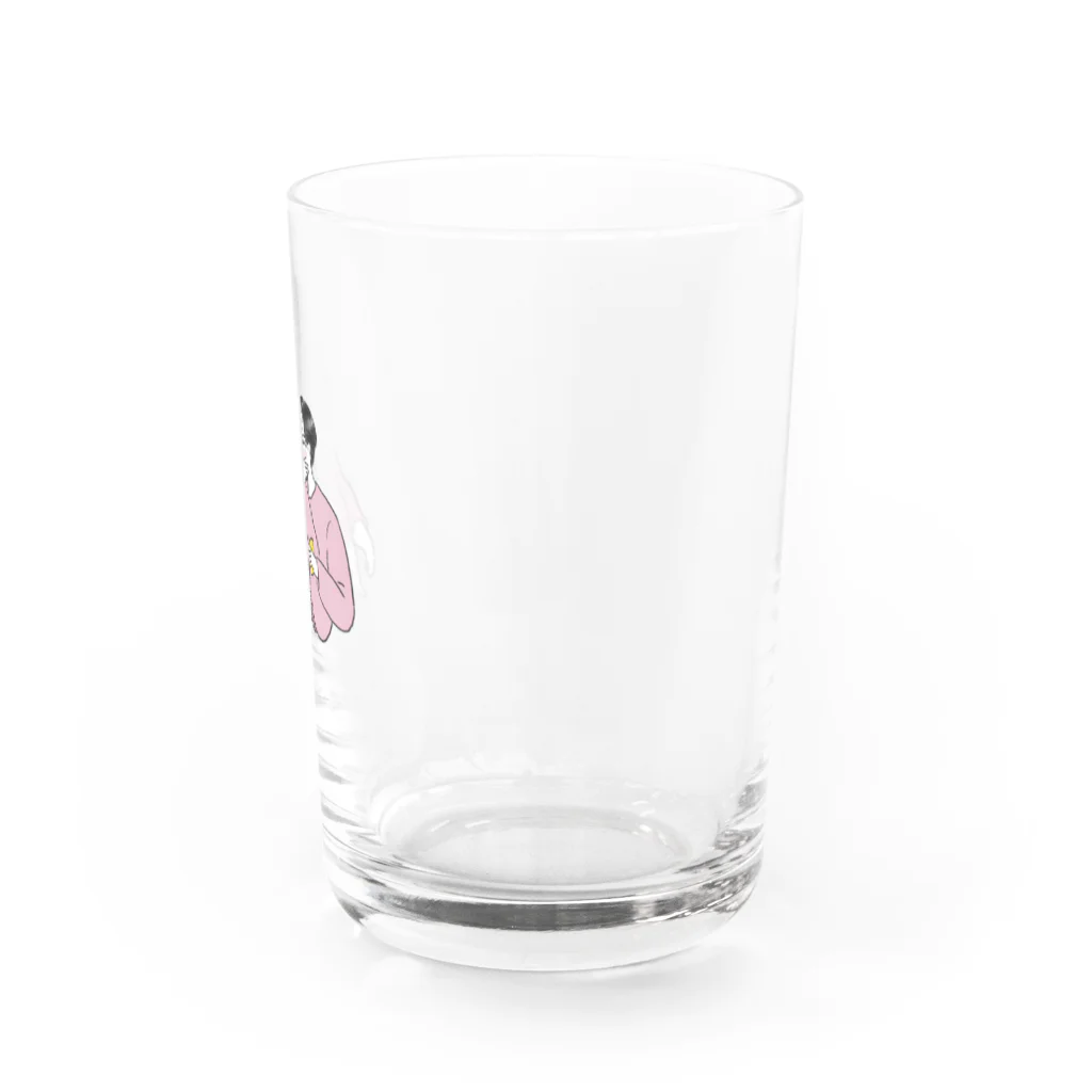 TLYSの体育座り Water Glass :right