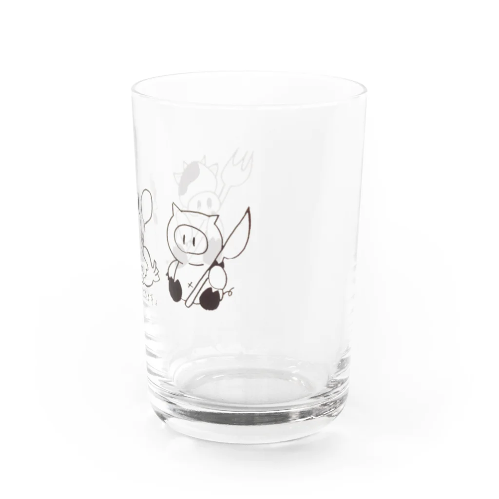 みぬきち本舗の「いただきます。」 Water Glass :right