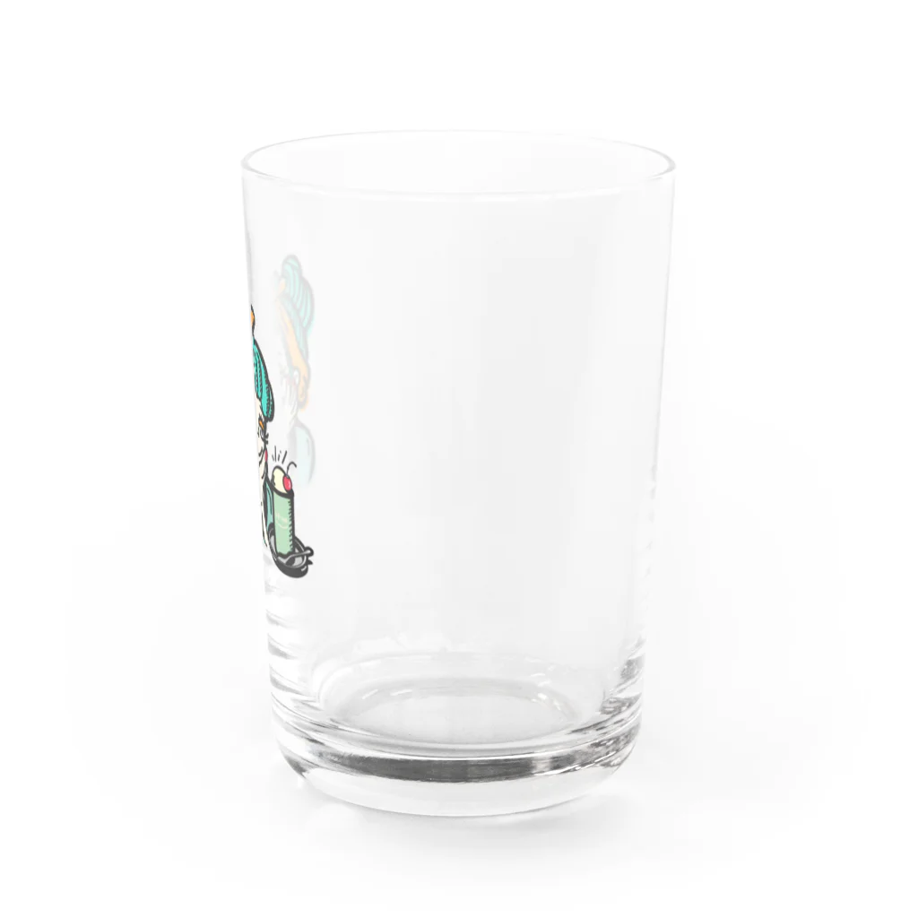 ヘイワ食堂のヘイワ食堂　レトロガール Water Glass :right